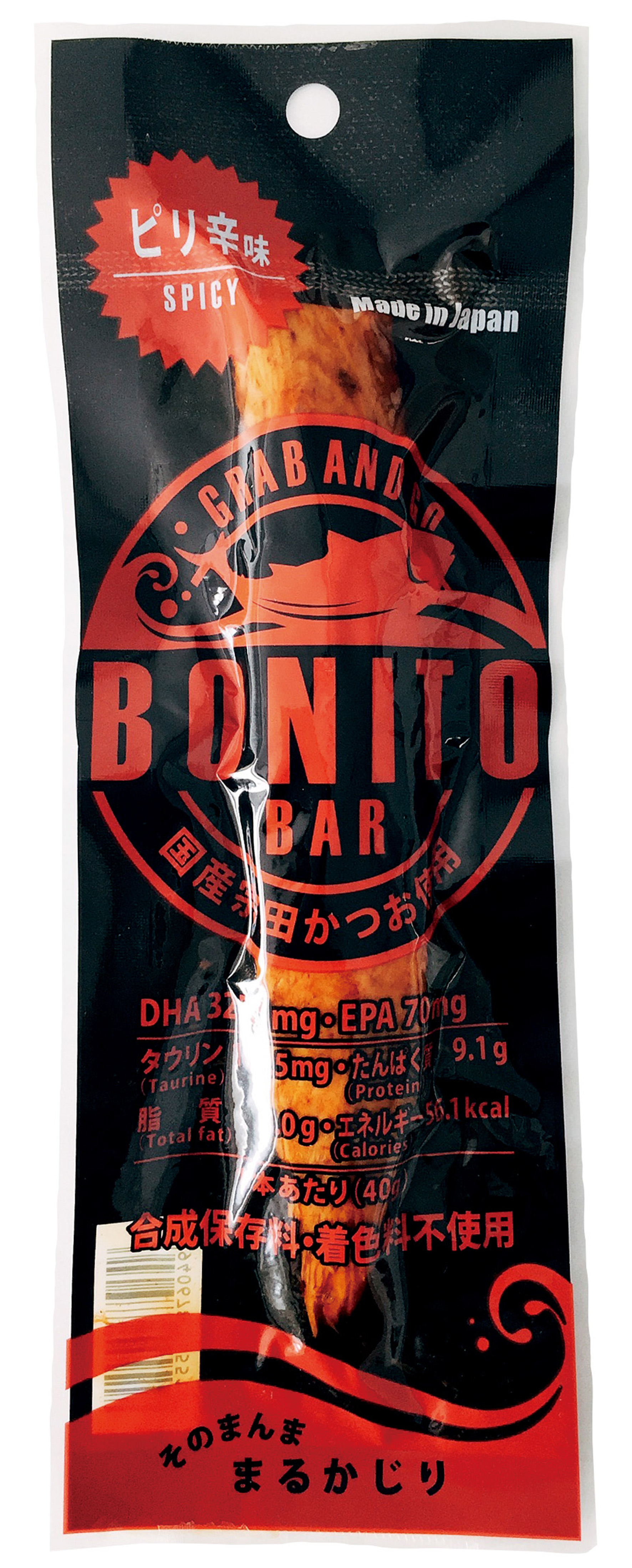 土佐食株式会社のボニートバー（BONITO BAR）のピリ辛味