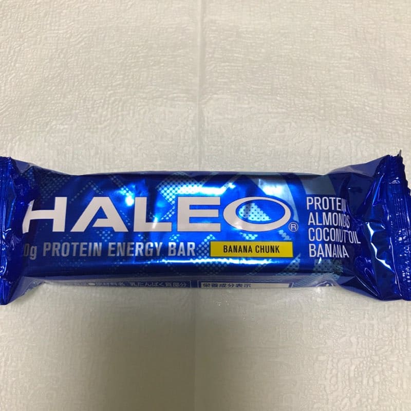 ハレオ(HALEO)のプロテインバー『ハレオバー』のバナナチャンク