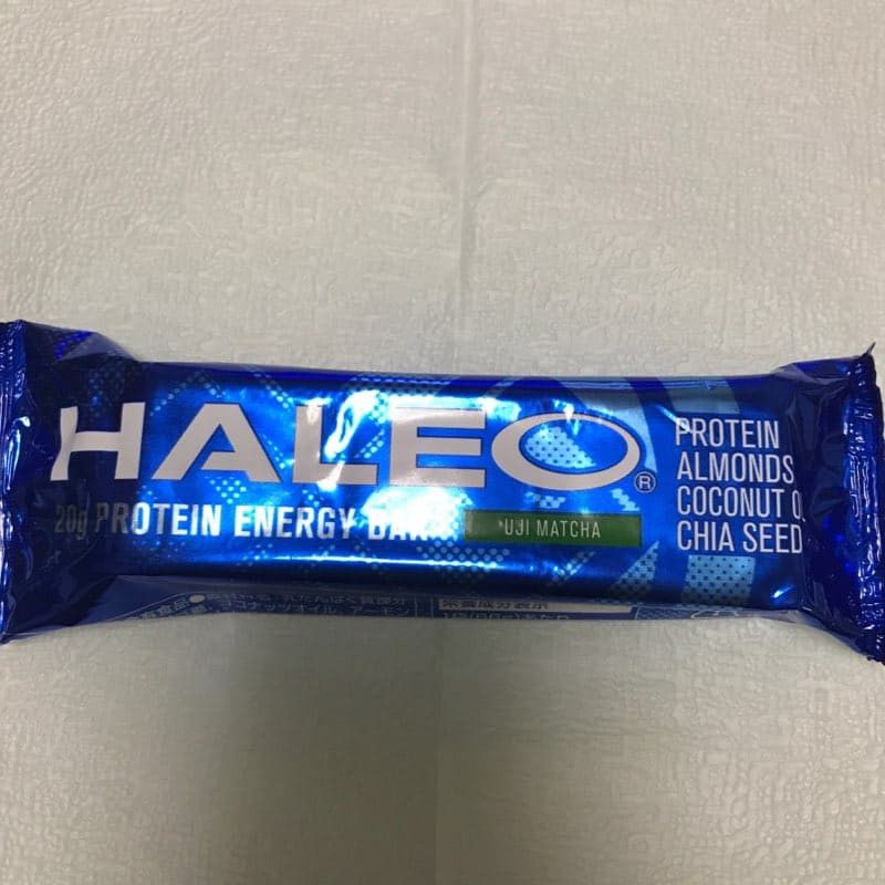 ハレオ(HALEO)のプロテインバー『ハレオバー』の宇治抹茶